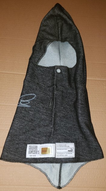 Lewis Hamilton Used And Signed Balaclava - Charitystars