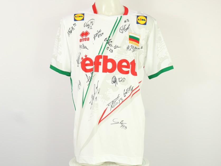 Bulgaria Men's National Team Jersey at the European Championships 2023 - autographed by the team