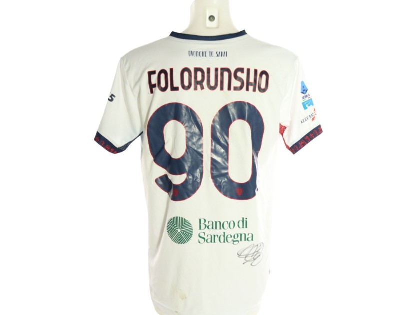Folorunsho's Signed Unwashed Shirt, Pisa vs Cagliari 2026