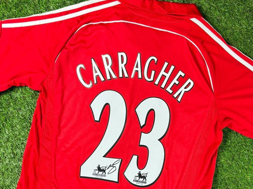 Jamie Carragher Signed Liverpool 2007–08 Home Football Shirt COA