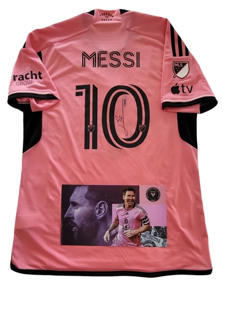 Maglia Messi preparata New England Revolution vs Inter Miami 2024 - Autografata