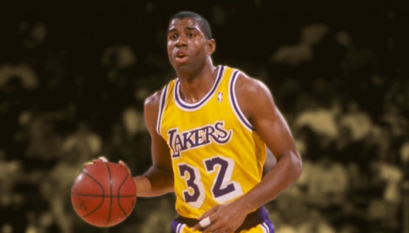 Magic Johnson Signed NBA Basketball