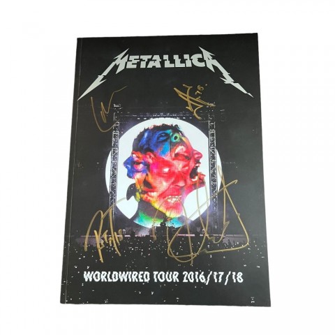 Metallica Signed WorldWired Tour 2016 Programme