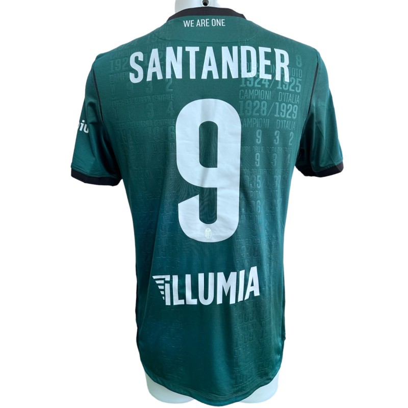 Santander's Bologna Match-Worn Shirt, 2019/20 - 110 Years