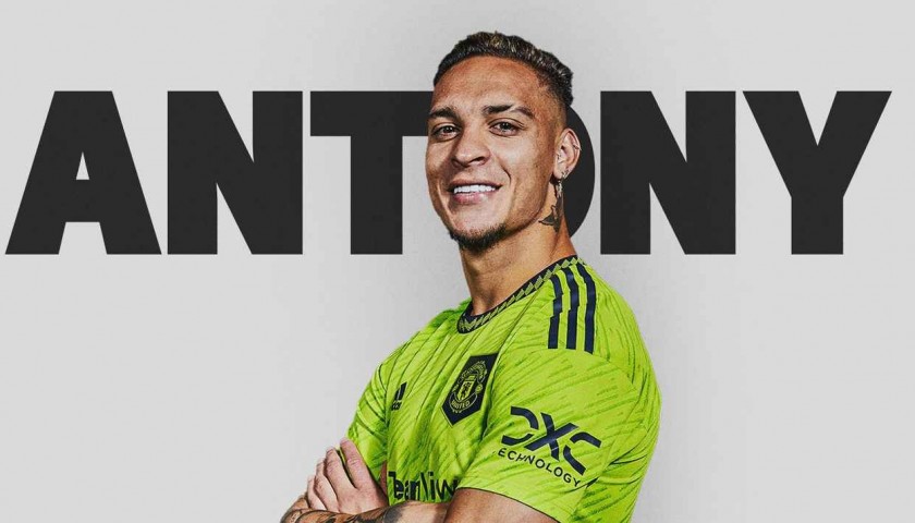 Antony's Manchester United 2022/23 Signed Third Shirt 
