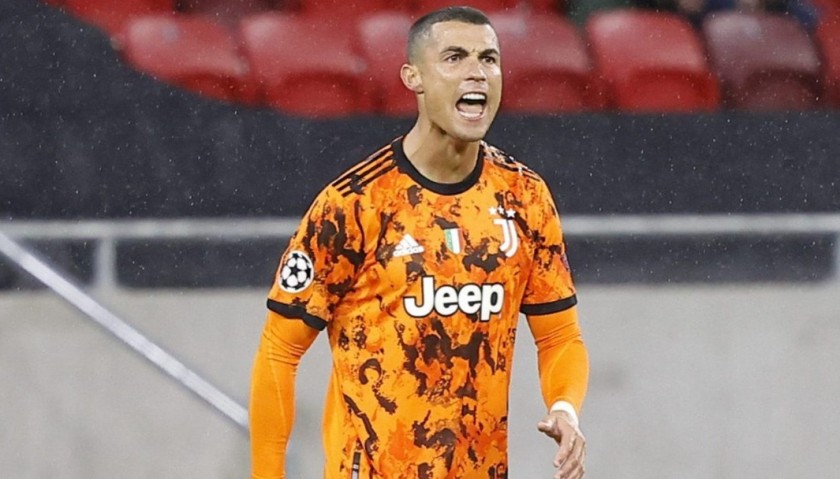 Ronaldo's Juventus Match Shirt, UCL 2020/21
