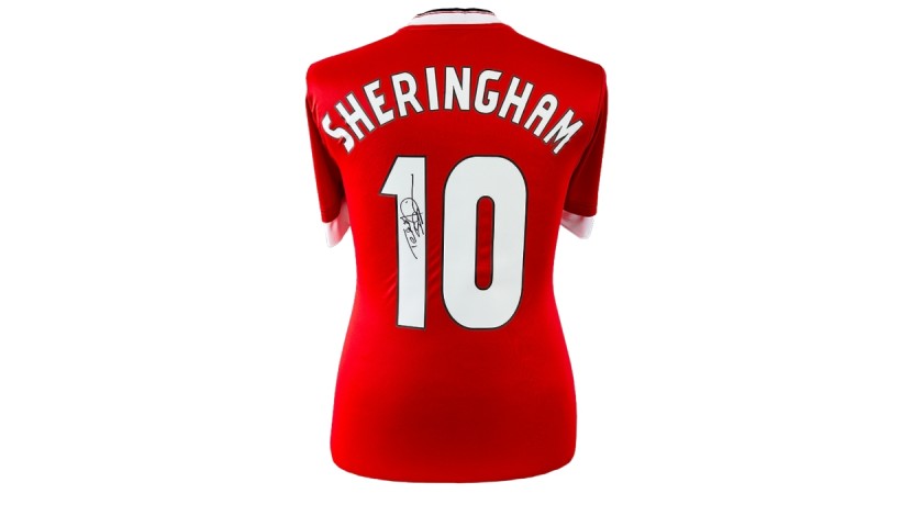 Sheringham's Manchester United Shirt, Signed