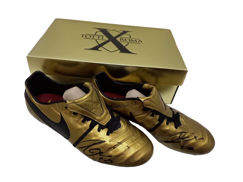 Scarpe Nike Tiempo Totti X Roma - Autografate da Francesco Totti