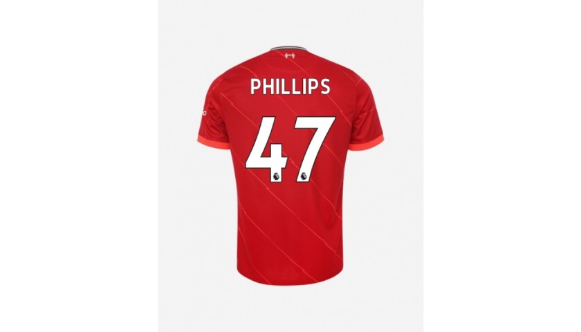 Limited-Edition Futuremakers Shirt Signed By Liverpool FC’s Nat Phillips