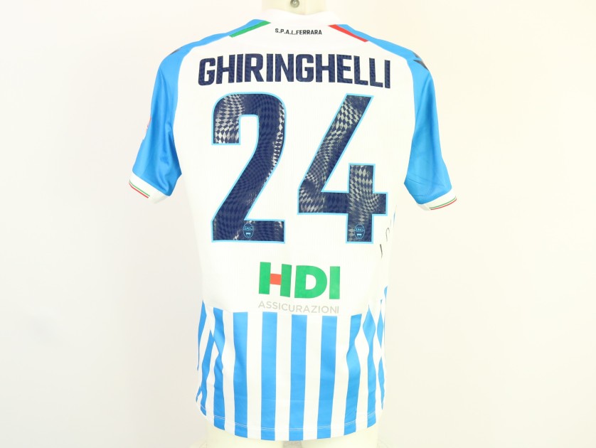 Ghiringhelli's unwashed Signed Shirt, SPAL vs Gubbio 2024 