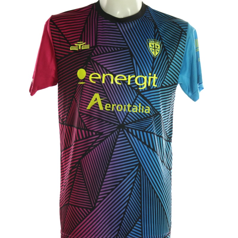 Semih's Cagliari Signed Pre-Match Unwashed Shirt, 2025/26