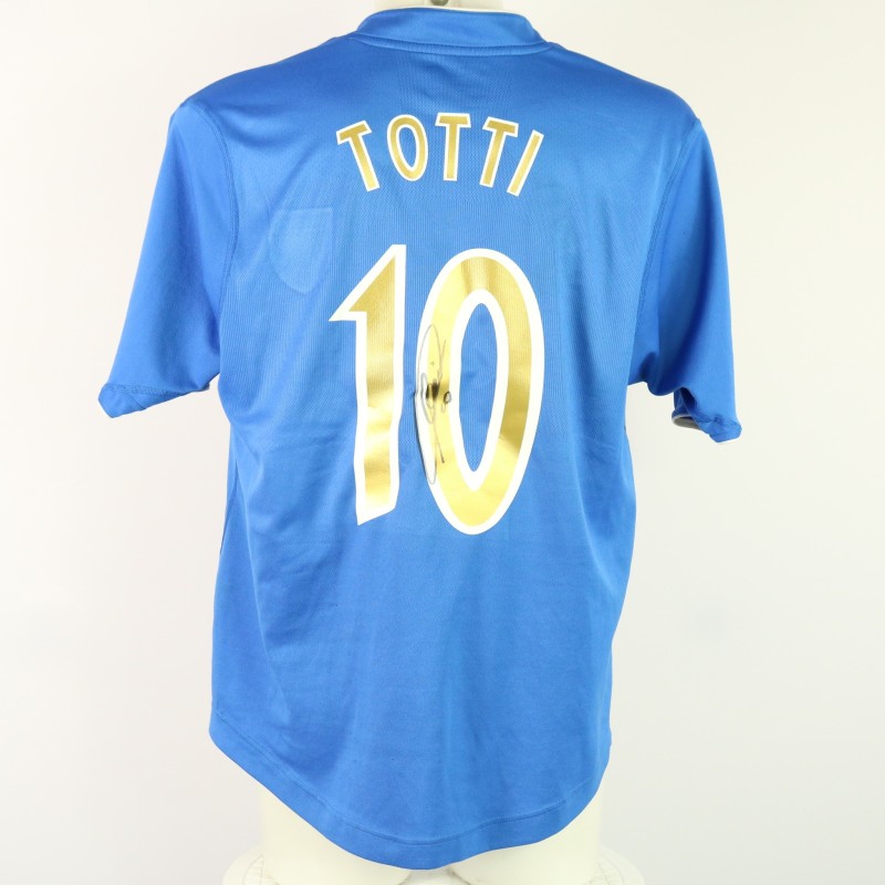 Totti Official Italy Signed Shirt, 2003