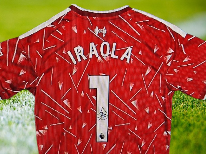 Andoni Iraola Signed Liverpool 2026–27 Football Shirt COA