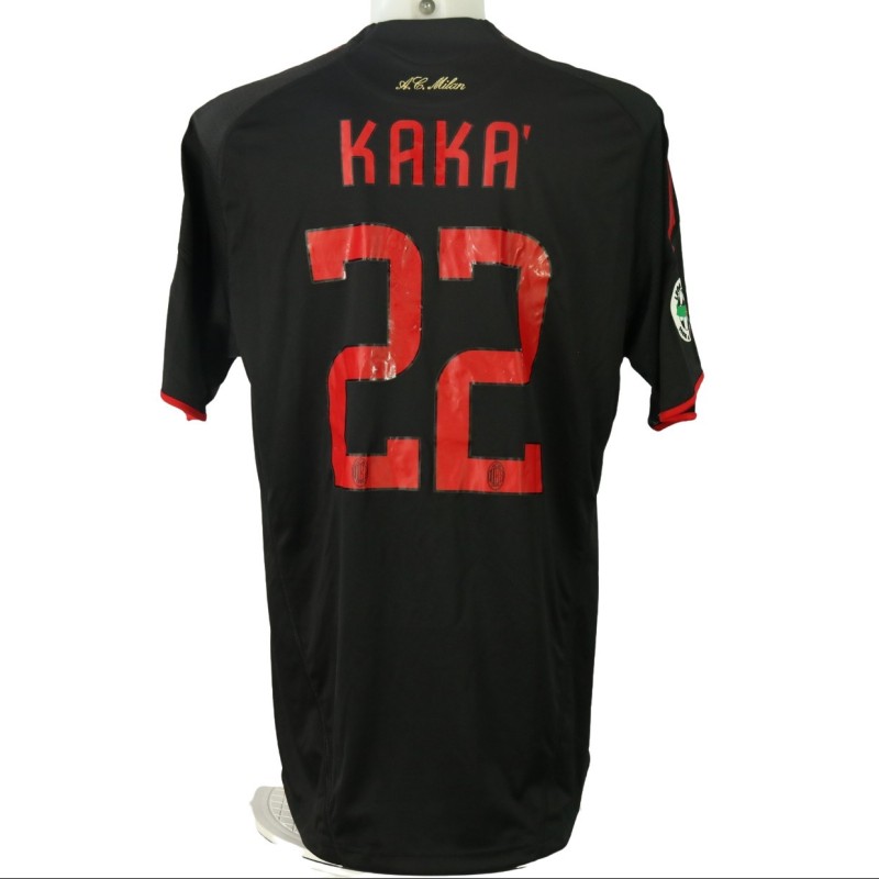 Kakà's Milan Match-Issued Shirt, 2008/09