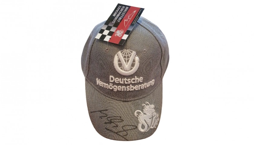 Official Gray DVAG Cap - Signed by Mick Schumacher