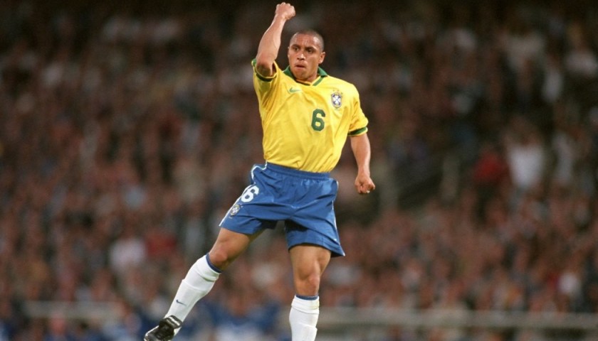 Carlos' Brazil 1998 Signed Shirt