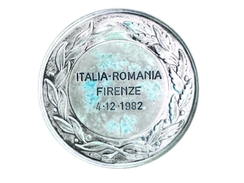 FIGC Official Medal, Italy vs Romania EURO 1984 Qualifiers