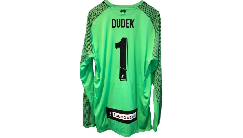 Dudek's Liverpool Legends Game Worn and Signed Shirt