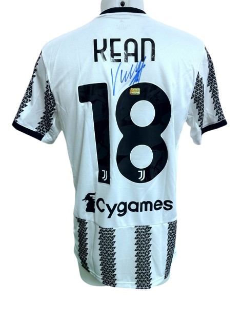 Kean's Juventus Signed Official Shirt, 2022/23