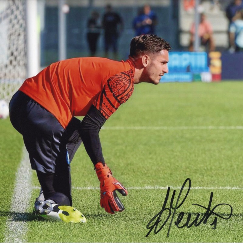 Photograph signed by Alex Meret
