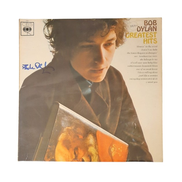 Bob Dylan Signed Vinyl LP