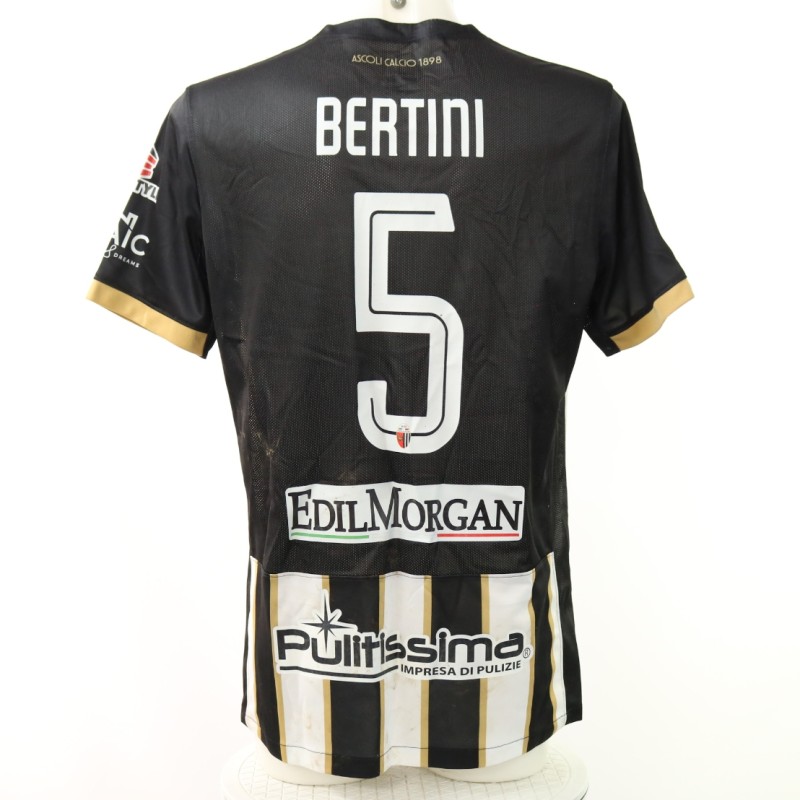 Bertini's Ascoli vs SPAL Comemmorative Unwashed Shirt, 2024