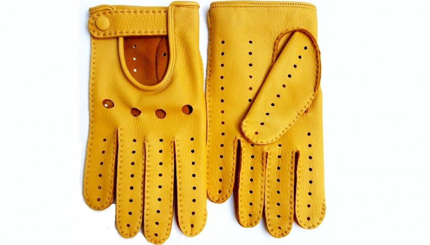 Two Pairs of Leather Gloves for Men and Women
