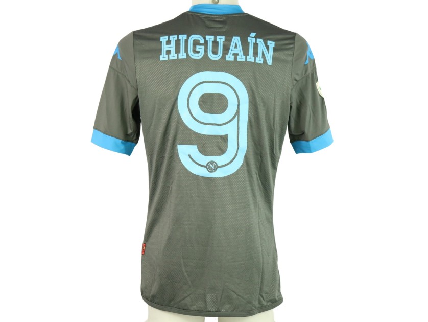 Higuain's Napoli Match Shirt, 2015/16