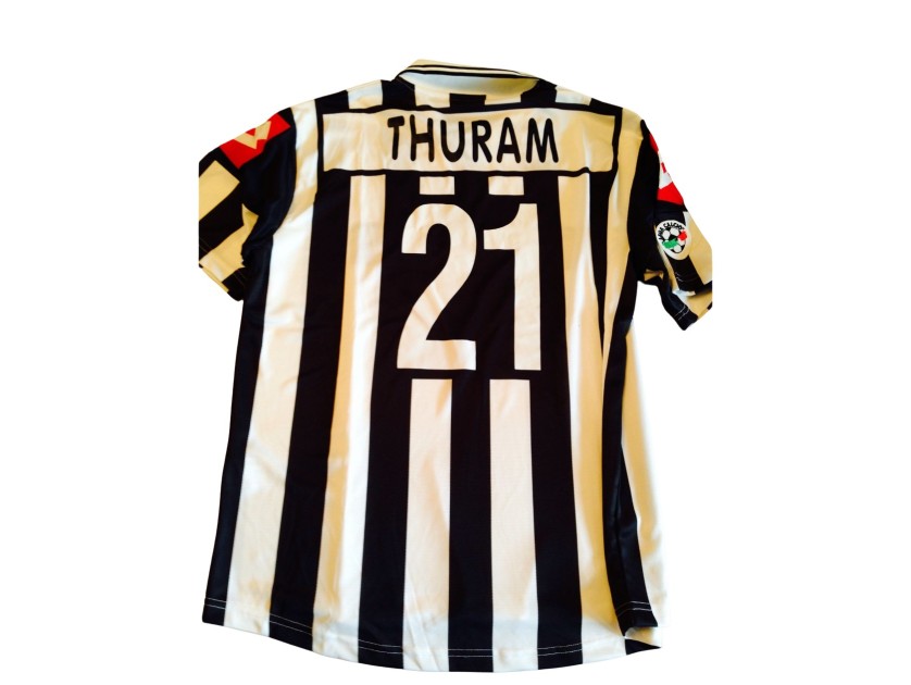 Thuram's Juventus Match-Issued Shirt, 2001/02