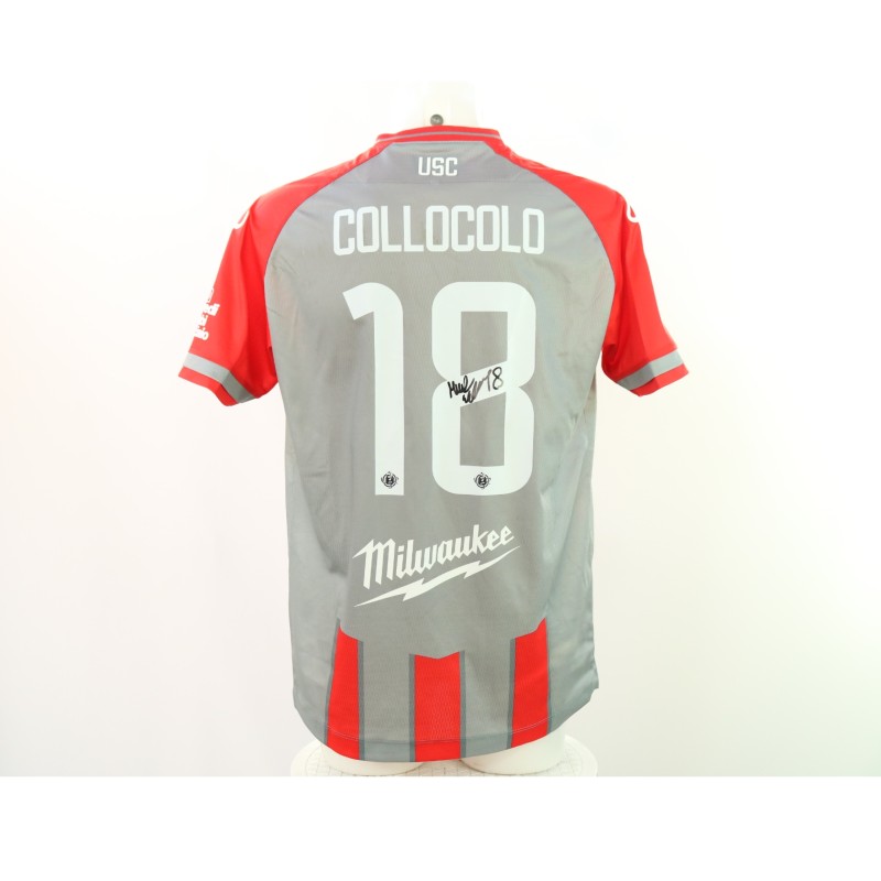 Collocolo's Signed Unwashed Shirt, Cremonese vs Frosinone 2024