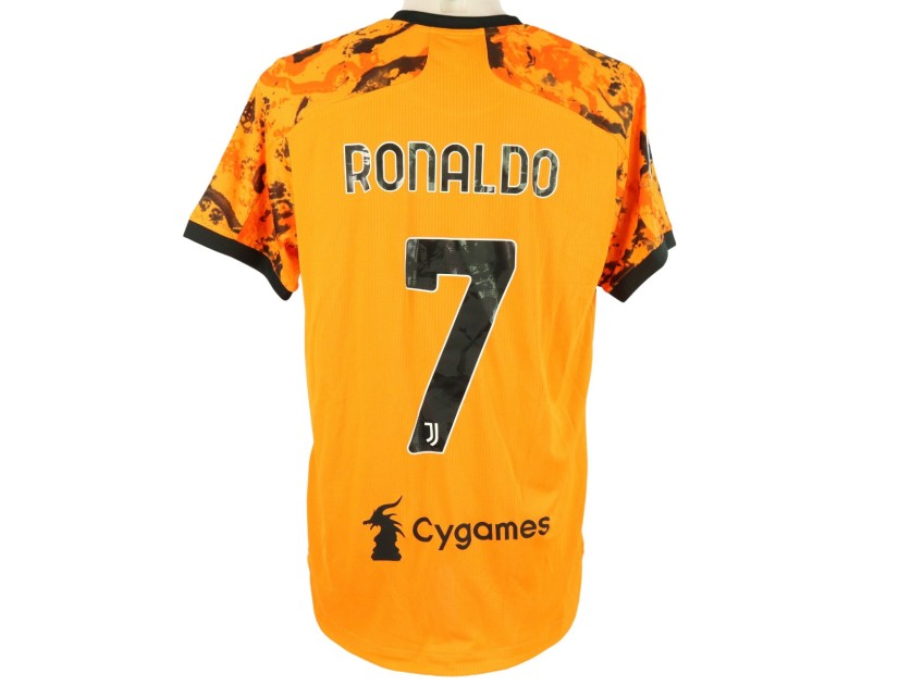 Cristiano Ronaldo's Juventus Match Shirt, 2020/21