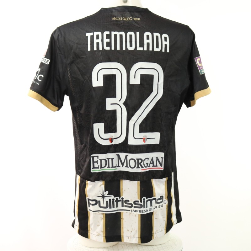 Tremolada's Ascoli vs SPAL Comemmorative Unwashed Shirt, 2024