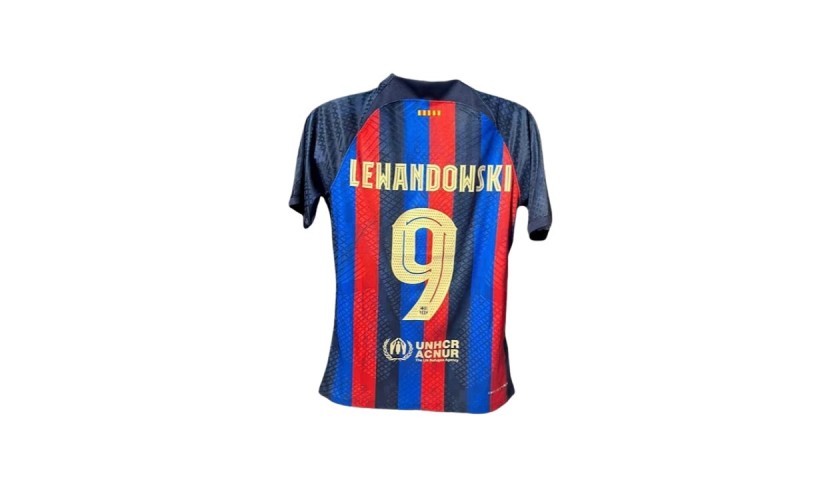 LEWANDOWSKI #9 Barcelona Jersey 2022/23 Authentic Home Nike