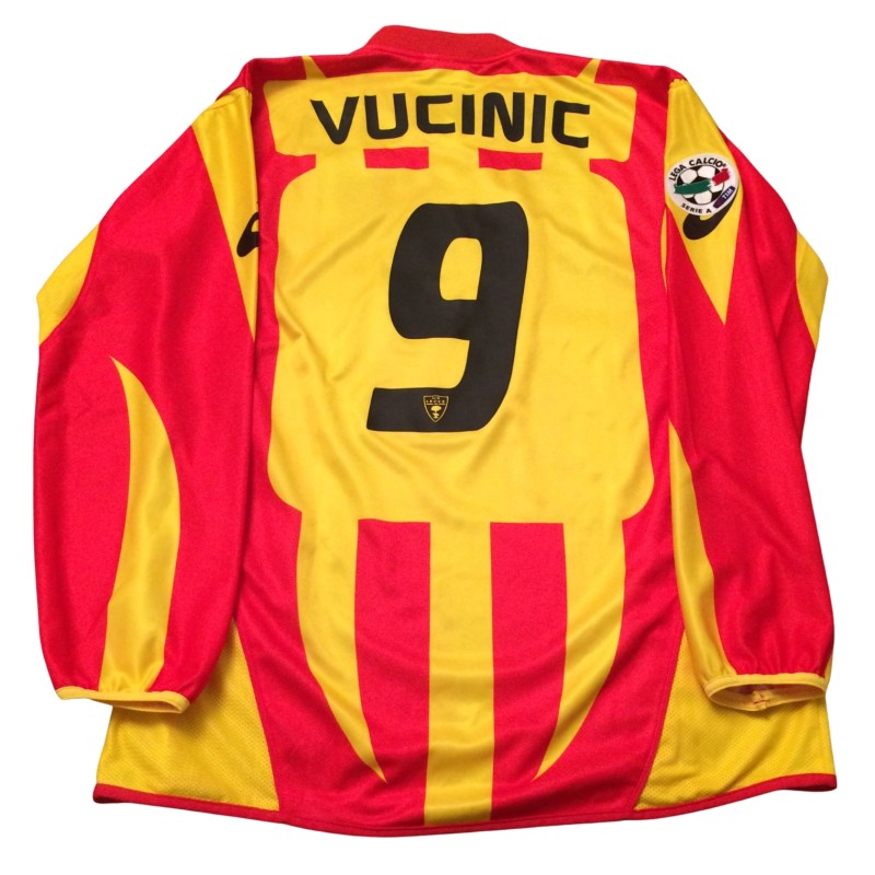 Maglia gara Vucinic Lecce, 2005/06