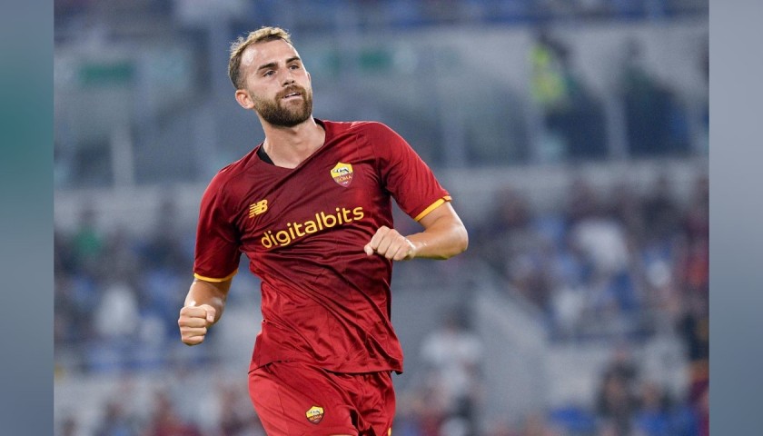 Mayoral's Match Issued Shirt, Roma-Sassuolo 2021/22 Special UNHCR