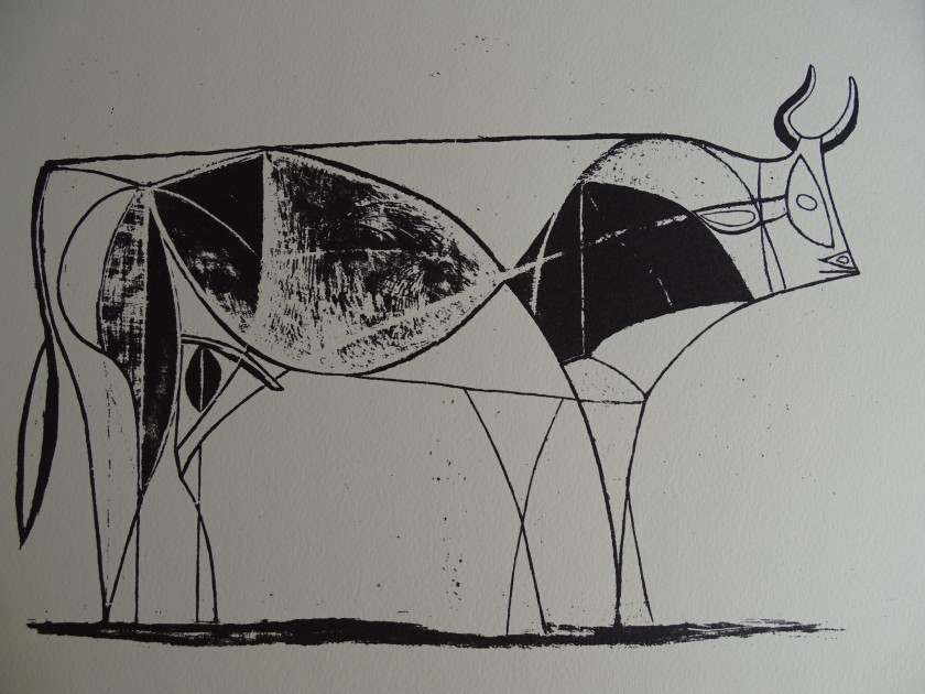 "Bull" Lithograph by Pablo Picasso