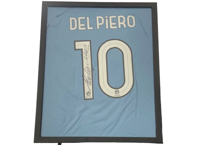 Framed Official Del Piero Sidney Signed Shirt, 2012/13
