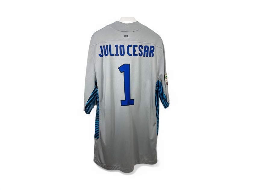 Julio Cesar's Match-Worn Shirt, Inter vs Genoa  2012