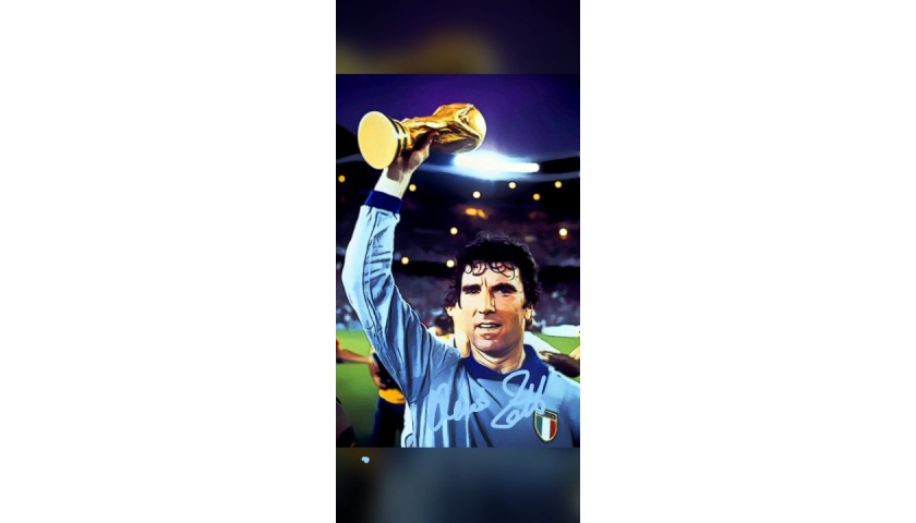 NFT and Photograph Signed by Dino Zoff