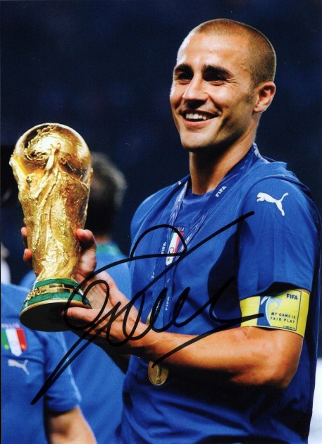 Fotografia - Autografata da Fabio Cannavaro