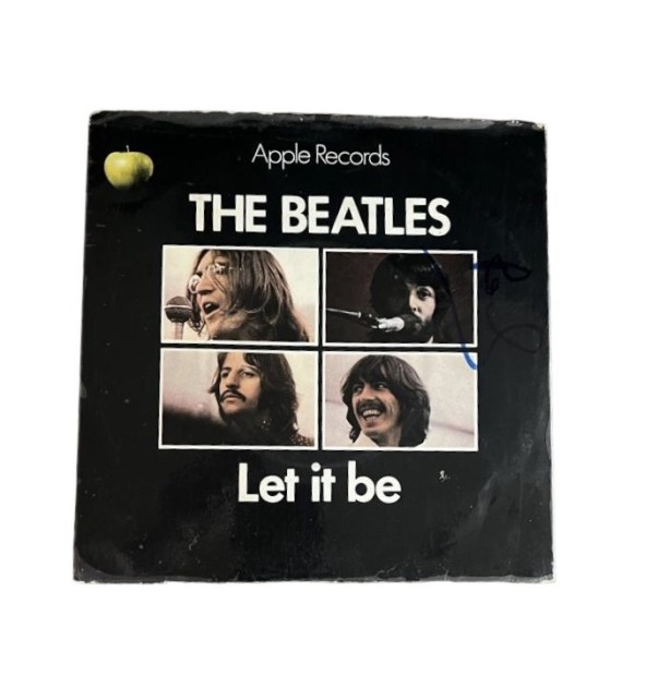 Paul McCartney of The Beatles Signed 'Let It Be' Original Apple