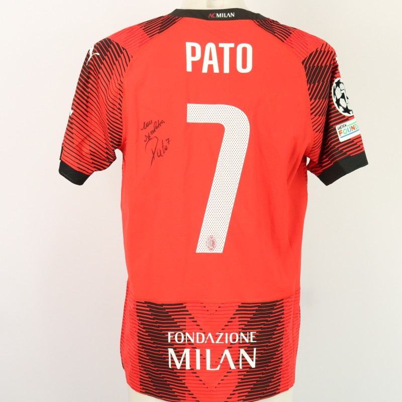PatoMilan Official Signed Shirt, UCL 2023/24
