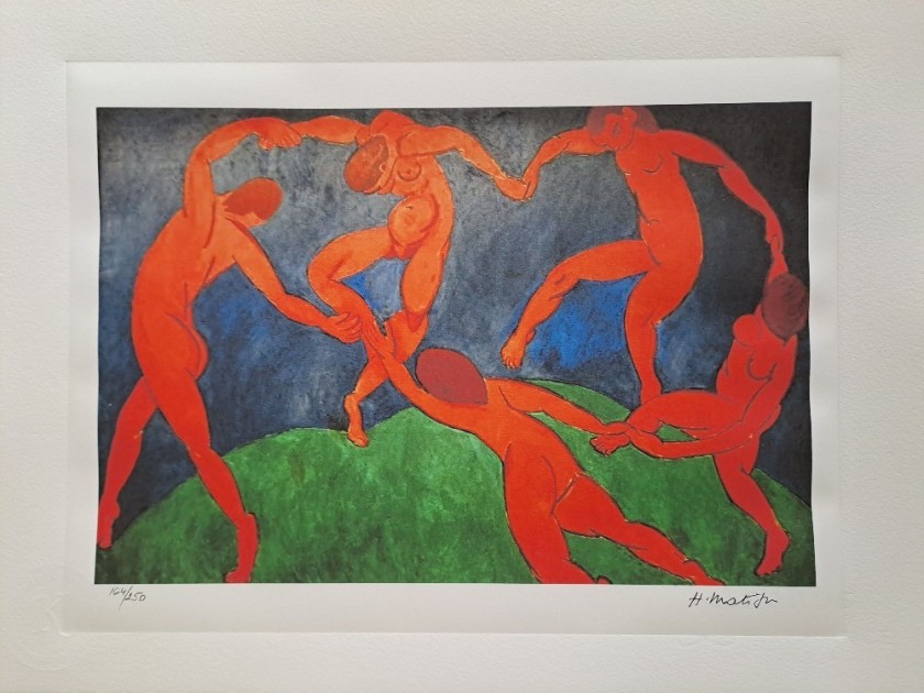 "Dance" Lithograph Signed by Henri Matisse