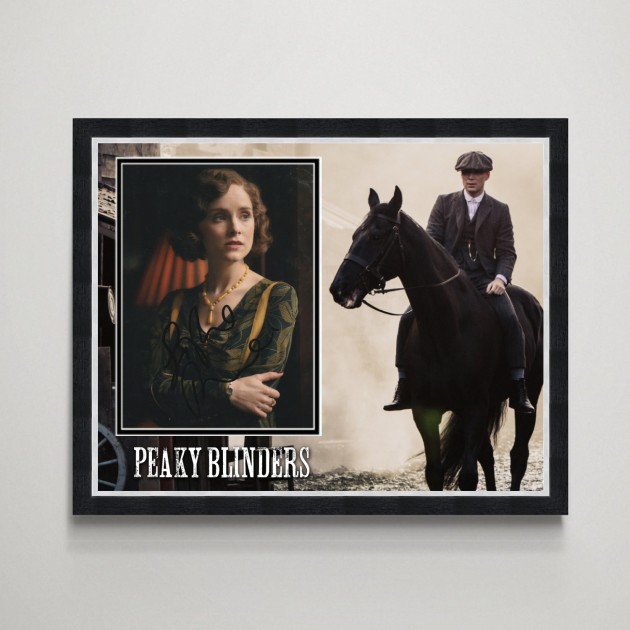 Sophie Rundell Signed Peaky Blinders Display