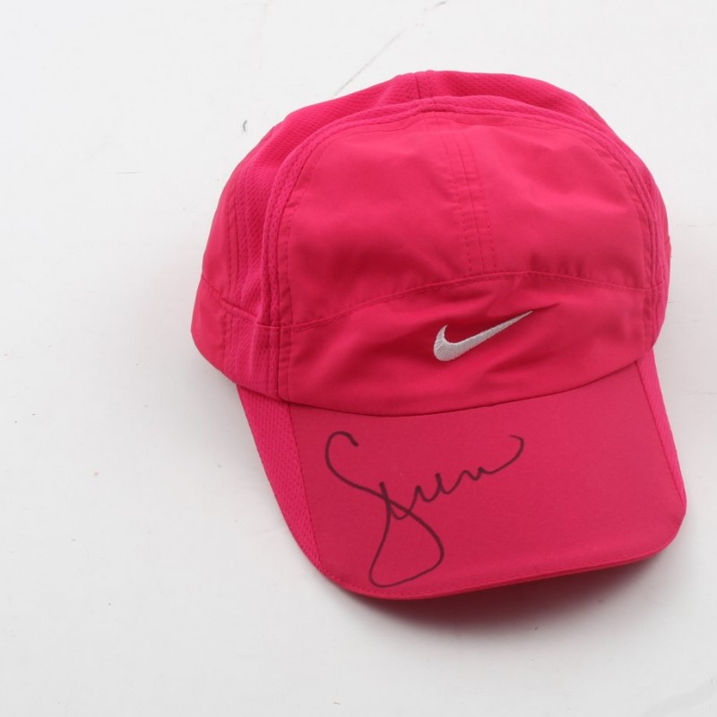Original Nike hat, signed by Serena Williams