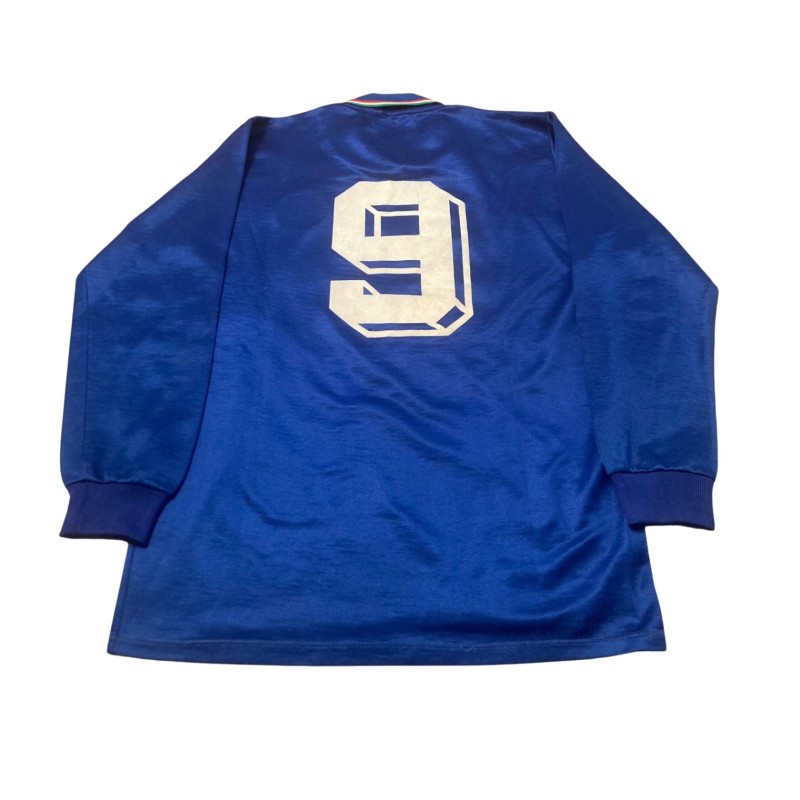 Maglia Vialli Italia, preparata WC 1990 Qualifiers