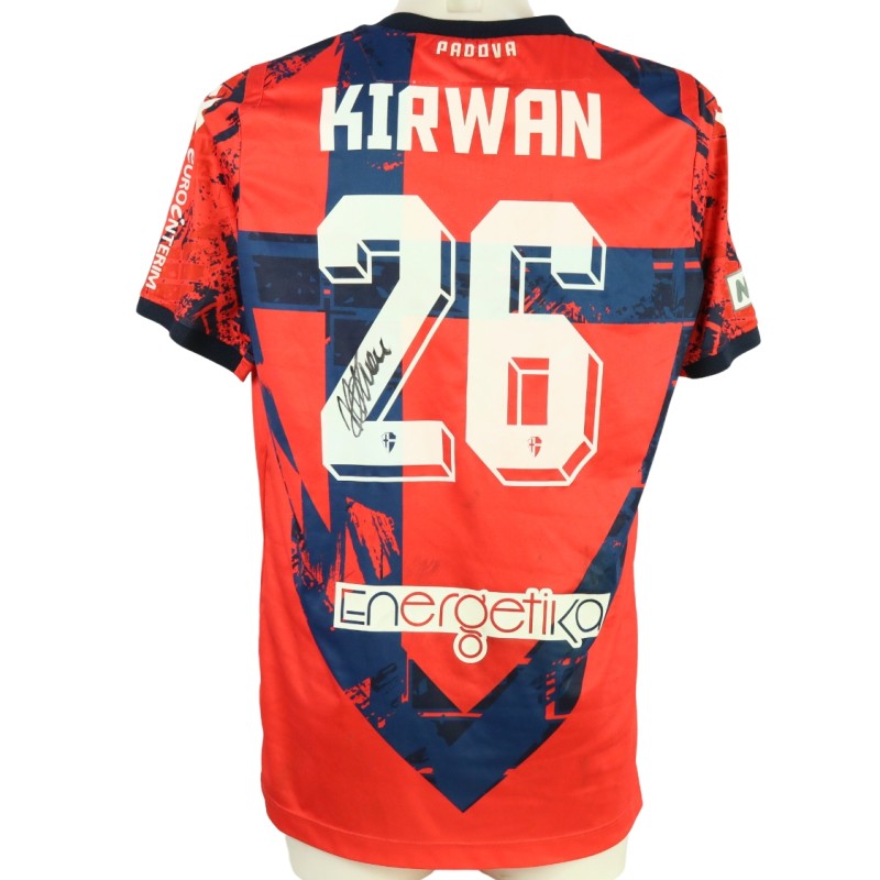 Kirwan's unwashed Signed Shirt, Pro Patria vs Padova 2024