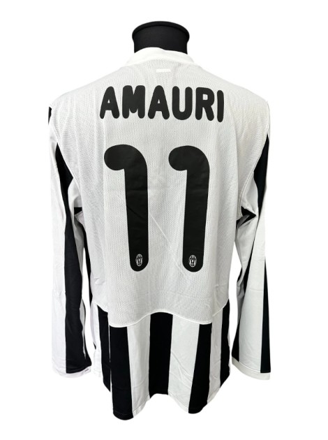 Amauri's Juventus Match-Worn Shirt, UCL 2009/10
