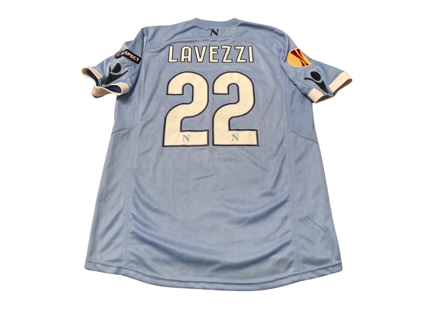 Lavezzi's Napoli Match-Issued Shirt, 2010/11