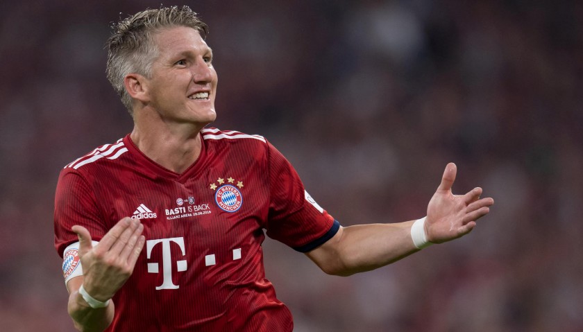 Schweinsteiger's Bayern Monaco Match-Issue Shirt - Last Match 2018